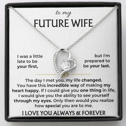 Future Wife Necklace, To My Future Wife Necklace, Fiance Gift, Valenti –  Rakva